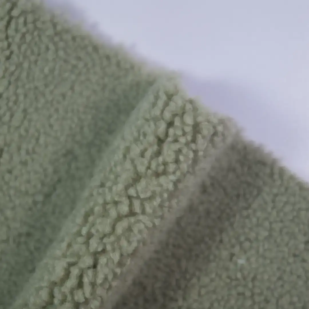 China Fabric for Jackets,Casual Baseball Jacket,Hooded Waterproof Coat PU bonded sherpa Synthetic Woven Fabric Polyurethane (PU) green color buy from China wholesaler bulk order at wholesale price free worldwide shipping Alibaba