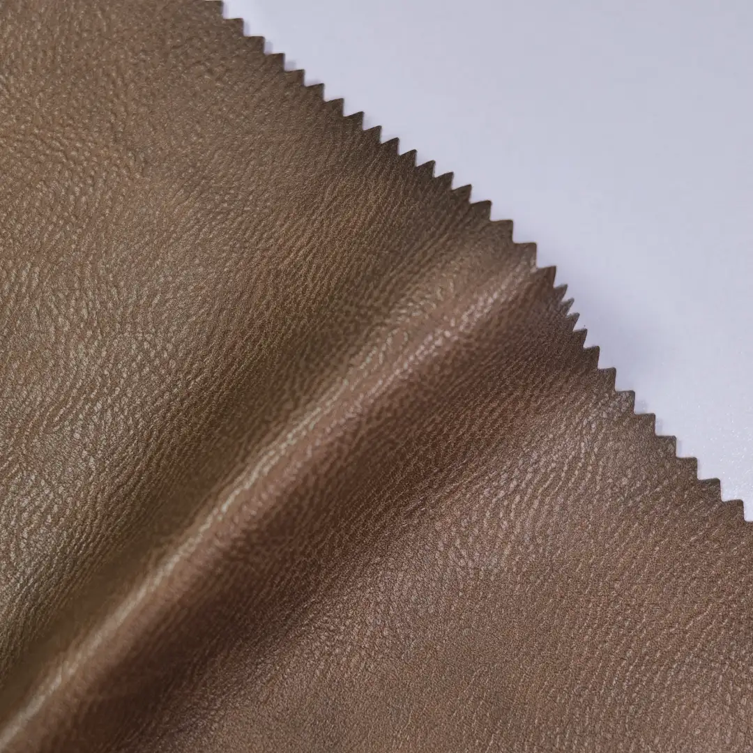 China Fabric for Jackets,Overcoat,Waist coat,Mens Relaxed Fit Jacket Fake Fur Synthetic Woven Fabric Polyurethane (PU) rown color buy from China wholesaler bulk order at wholesale price free worldwide shipping Alibaba