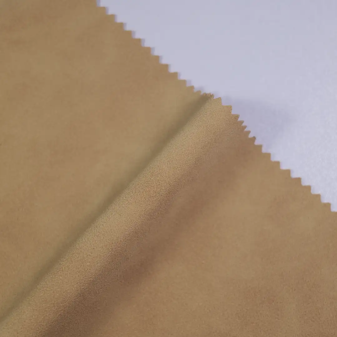 China Fabric for Jackets,Overcoat,Waist coat,Kids Doll Collar A-Line Short Coat PU bonded sherpa Synthetic Woven Fabric Polyurethane (PU) coffee color buy from China wholesaler bulk order at wholesale price free worldwide shipping Alibaba