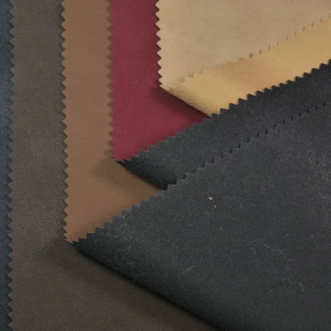 China Fabric for Jackets,Overcoat,Waist coat,Kids Doll Collar A-Line Short Coat PU bonded sherpa Synthetic Woven Fabric Polyurethane (PU) coffee color buy from China wholesaler bulk order at wholesale price free worldwide shipping Alibaba