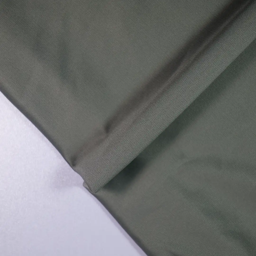 China Fabric for T-Shirt,Skirt,Backless Beach Dress Single Jersey Knit Fabric Polyester Cotton Spandex Linen dark green color buy from China wholesaler bulk order at wholesale price free worldwide shipping Alibaba