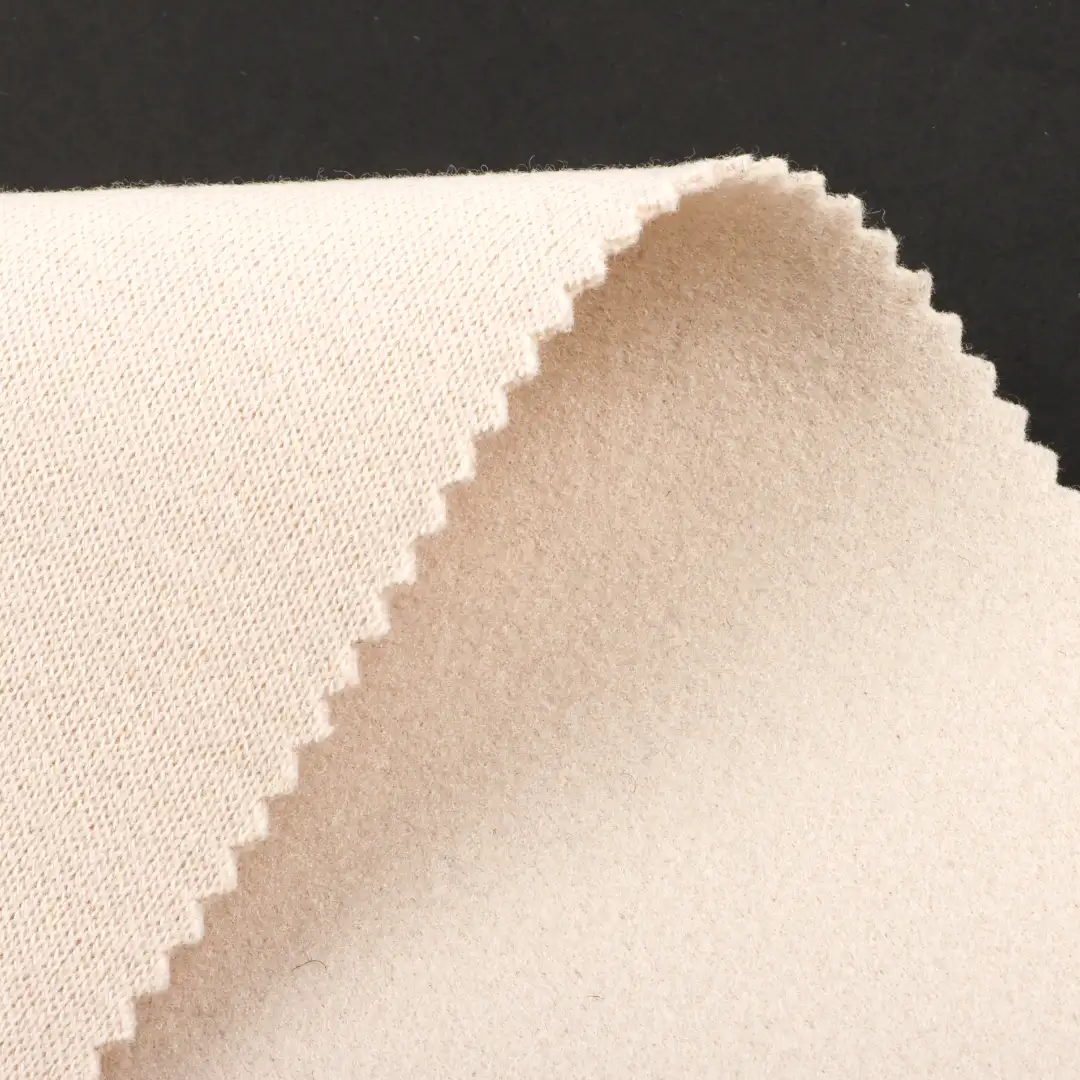 China Fabric for Padded Jacket,Overcoat,Fringe Jacket,Double-Breasted Coat,Kids Double-Breasted A-Line Binding Long Coat Woolen Cut Velvet Woolen Polyester Acrylic Rayon Beige color buy from China wholesaler bulk order at wholesale price free worldwide shipping Alibaba