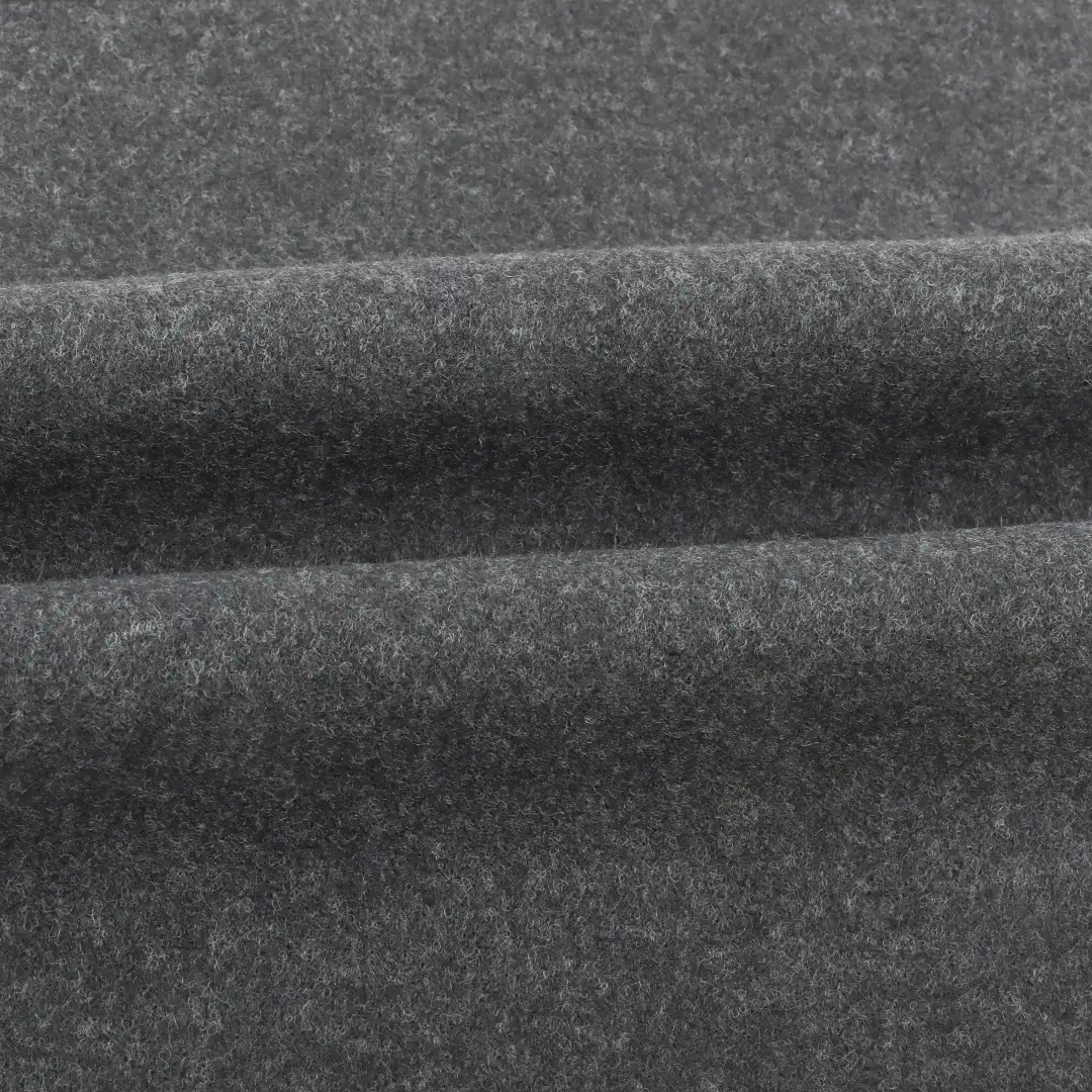 China Fabric for Padded Jacket,Overcoat,Waist coat,Open Waistcoat,Double-Breasted Coat Melton Woolen Polyester Rayon Acrylic Charcoal color buy from China wholesaler bulk order at wholesale price free worldwide shipping Alibaba