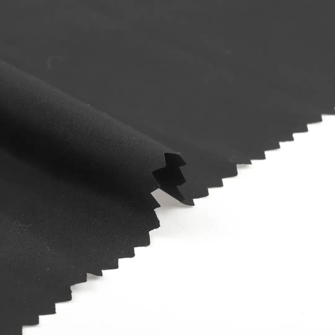 China Fabric for Shirt,Down Jacket,Interlining Polyester Pongee Synthetic Woven Fabric Polyester BLACK WHITE color buy from China wholesaler bulk order at wholesale price free worldwide shipping Alibaba