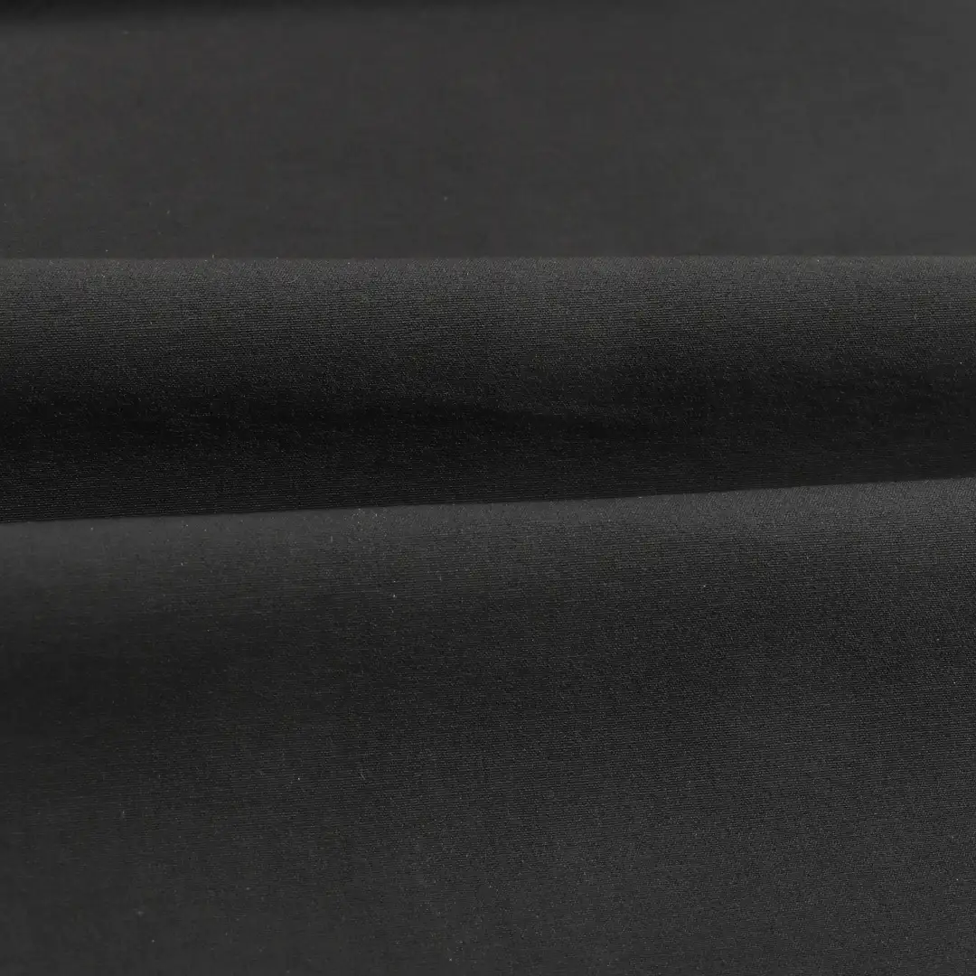 China Fabric for Pants,Jackets,Down Jacket,Padded Jacket Four-way Stretch (Bi-Stretch) Woven Blended Fabric Polyester Spandex BLACK color buy from China wholesaler bulk order at wholesale price free worldwide shipping Alibaba