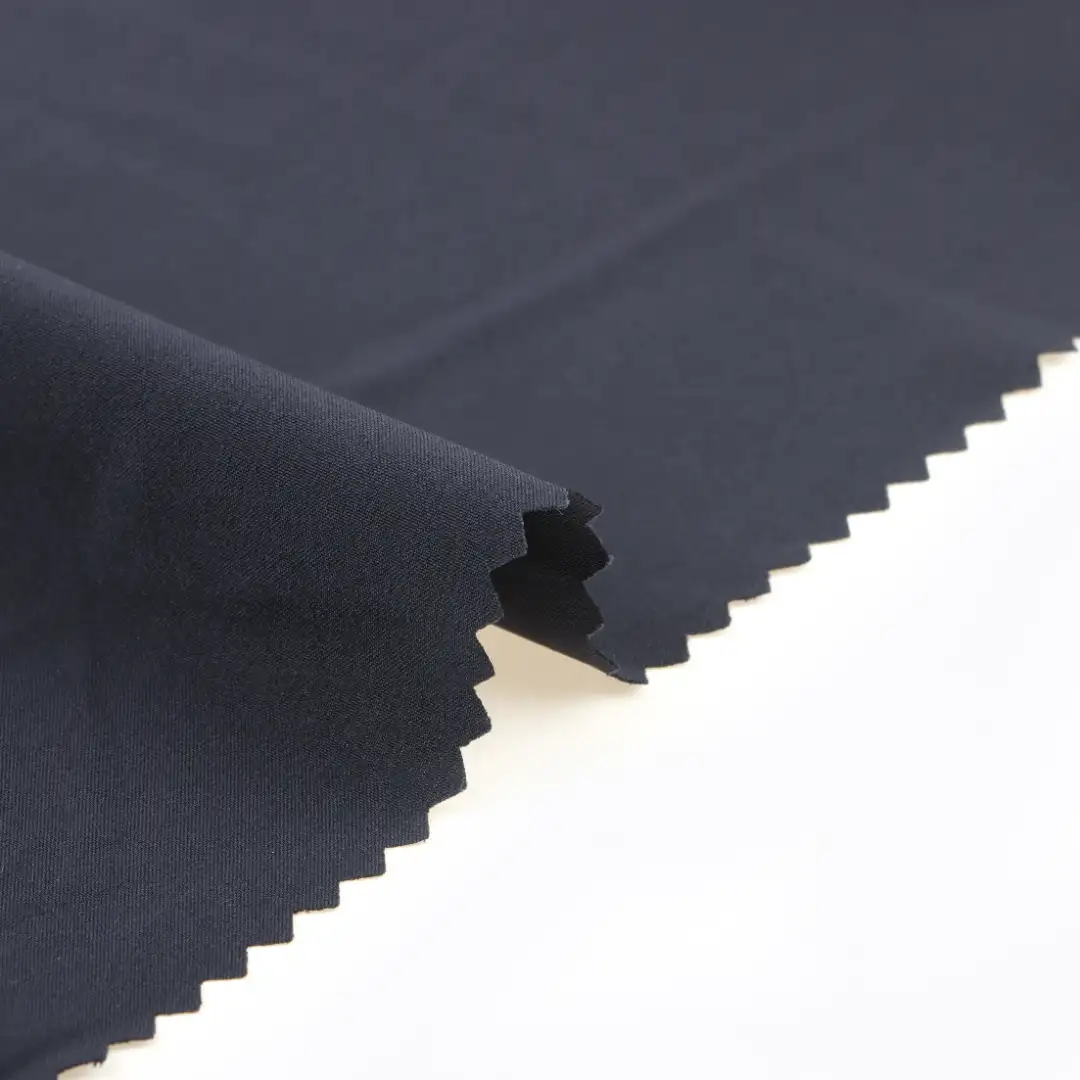 China Fabric for Shirt,Down Jacket,Interlining Four-way Stretch (Bi-Stretch) Woven Blended Fabric Polyester Spandex NAVY VIOLET color buy from China wholesaler bulk order at wholesale price free worldwide shipping Alibaba