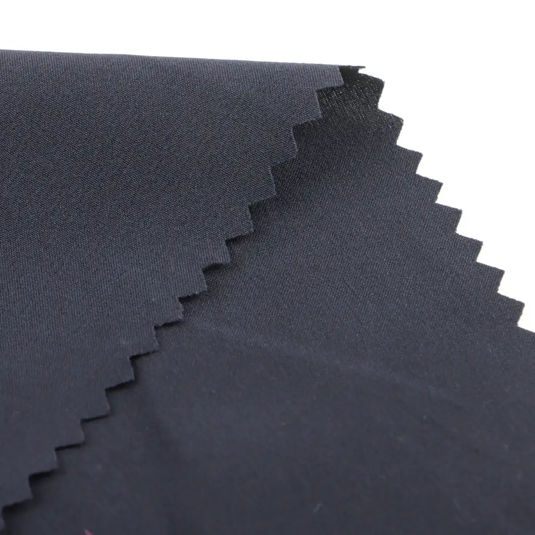 China Fabric for Shirt,Down Jacket,Interlining Four-way Stretch (Bi-Stretch) Woven Blended Fabric Polyester Spandex NAVY VIOLET color buy from China wholesaler bulk order at wholesale price free worldwide shipping Alibaba