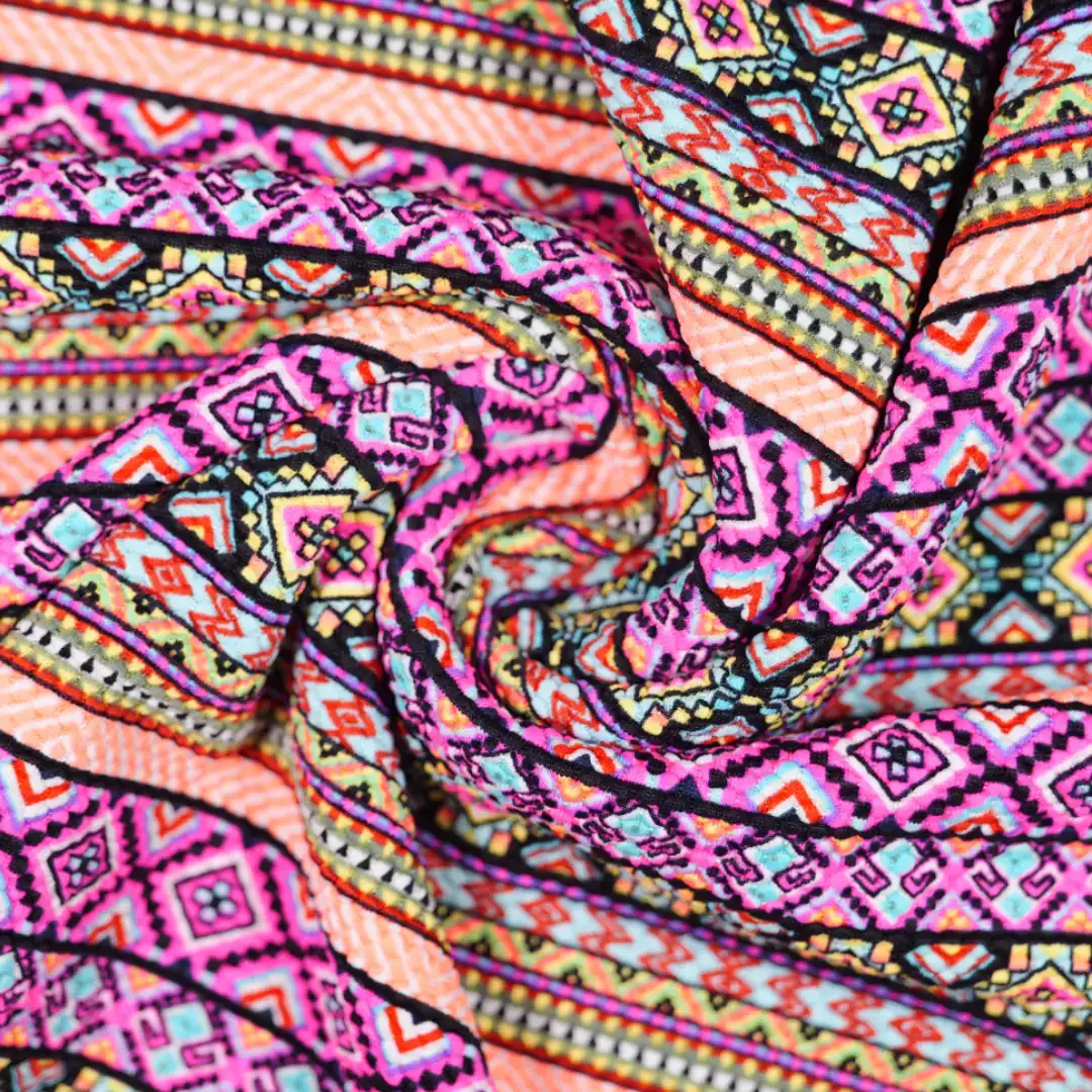 China Fabric for T-Shirt,Skirt,Backless Beach Dress Four-way Stretch (Bi-Stretch) Knit Fabric Nylon Spandex Printing color buy from China wholesaler bulk order at wholesale price free worldwide shipping Alibaba