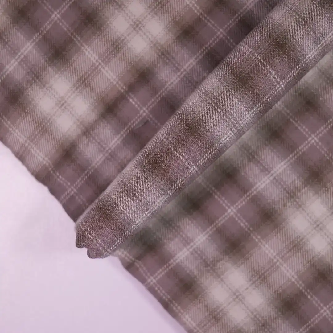 China Fabric for Shirt,Skirt,Womens Slim Fit Shirt Yarn Dyed Check Woven Blended Fabric Cotton Rayon grey color buy from China wholesaler bulk order at wholesale price free worldwide shipping Alibaba