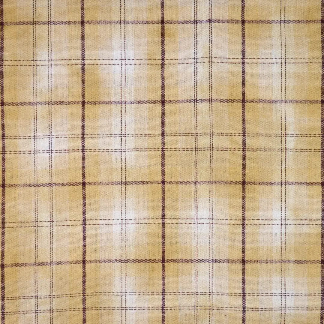 China Fabric for Shirt,Casual Long Sleeve Crop Shirt,Womens Slim Fit Shirt Yarn Dyed Check Natural Woven Fabric Cotton light coffee color buy from China wholesaler bulk order at wholesale price free worldwide shipping Alibaba