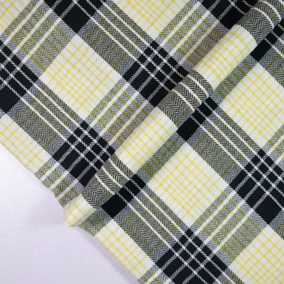 China Fabric for Shirt,Sleeveless Waist Shirt,Stand Collar Double-Breasted Shirt Yarn Dyed Check Natural Woven Fabric Cotton white black color buy from China wholesaler bulk order at wholesale price free worldwide shipping Alibaba