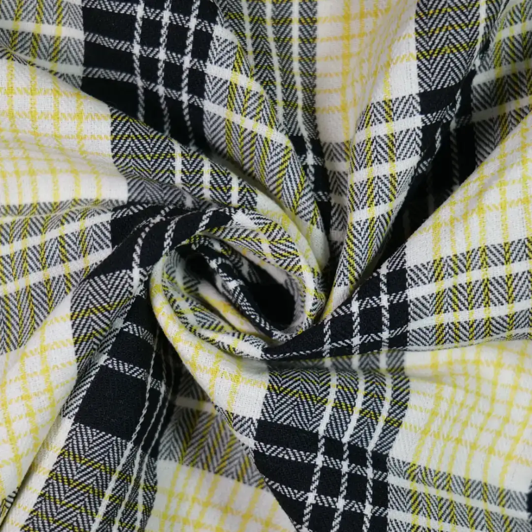 China Fabric for Shirt,Sleeveless Waist Shirt,Stand Collar Double-Breasted Shirt Yarn Dyed Check Natural Woven Fabric Cotton white black color buy from China wholesaler bulk order at wholesale price free worldwide shipping Alibaba