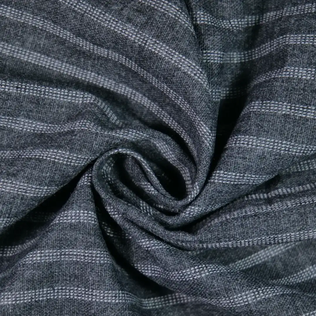 China Fabric for Shirt,Cropped V-Neck Shirt,Stand Collar Double-Breasted Shirt Yarn Dyed Check Natural Woven Fabric Cotton GREY color buy from China wholesaler bulk order at wholesale price free worldwide shipping Alibaba