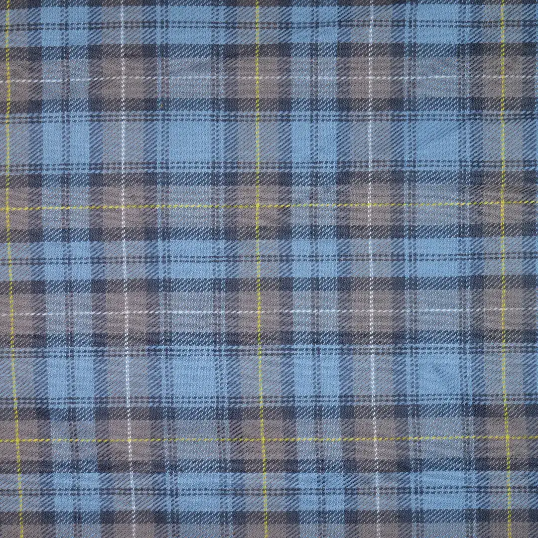 China Fabric for Shirt,Cropped V-Neck Shirt,Stand Collar Double-Breasted Shirt Yarn Dyed Check Natural Woven Fabric Cotton blue grey color buy from China wholesaler bulk order at wholesale price free worldwide shipping Alibaba