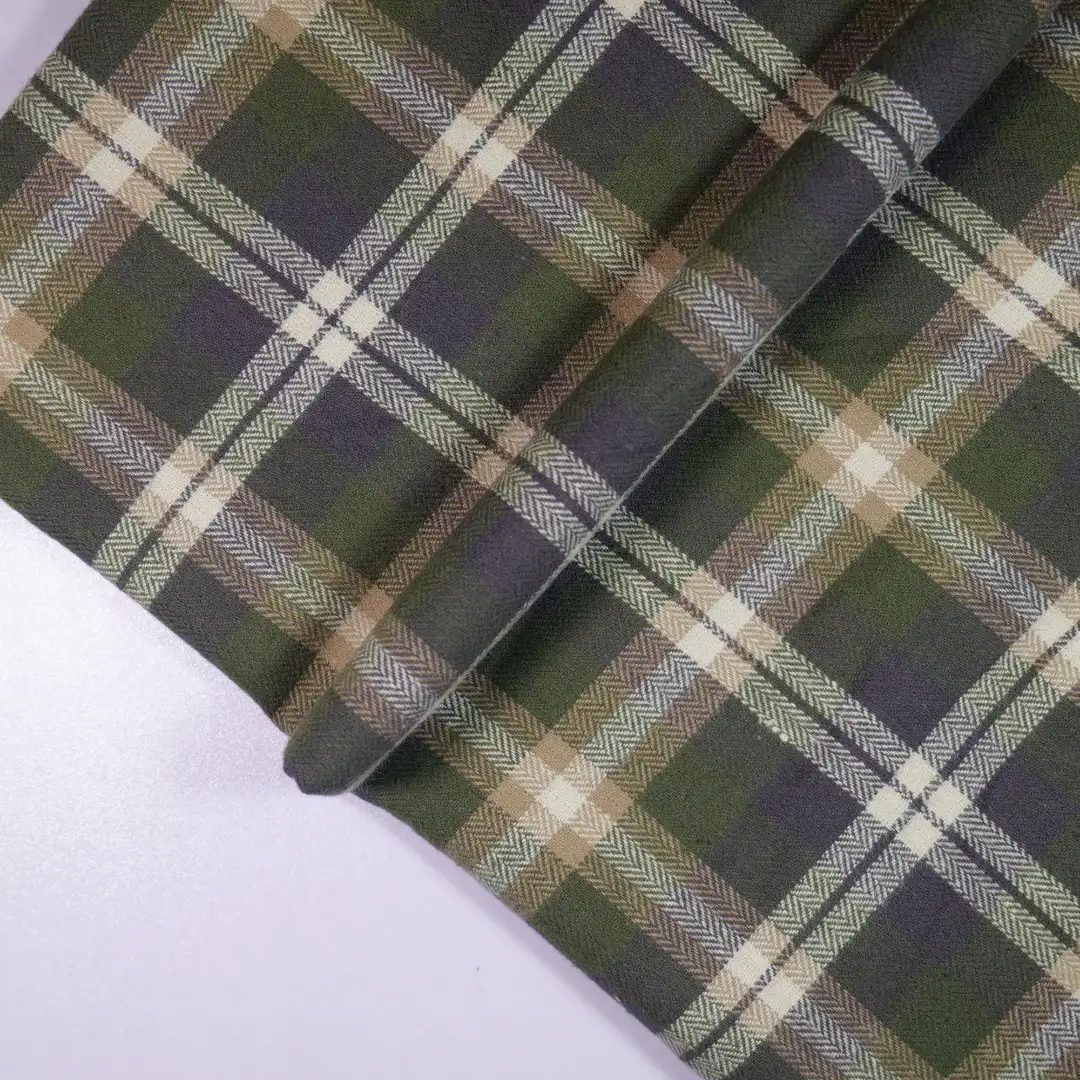 China Fabric for Shirt,Big Pockets Shirt Dress,Womens Stand Collar Shirt Yarn Dyed Check Natural Woven Fabric Cotton dark green  coffee color buy from China wholesaler bulk order at wholesale price free worldwide shipping Alibaba