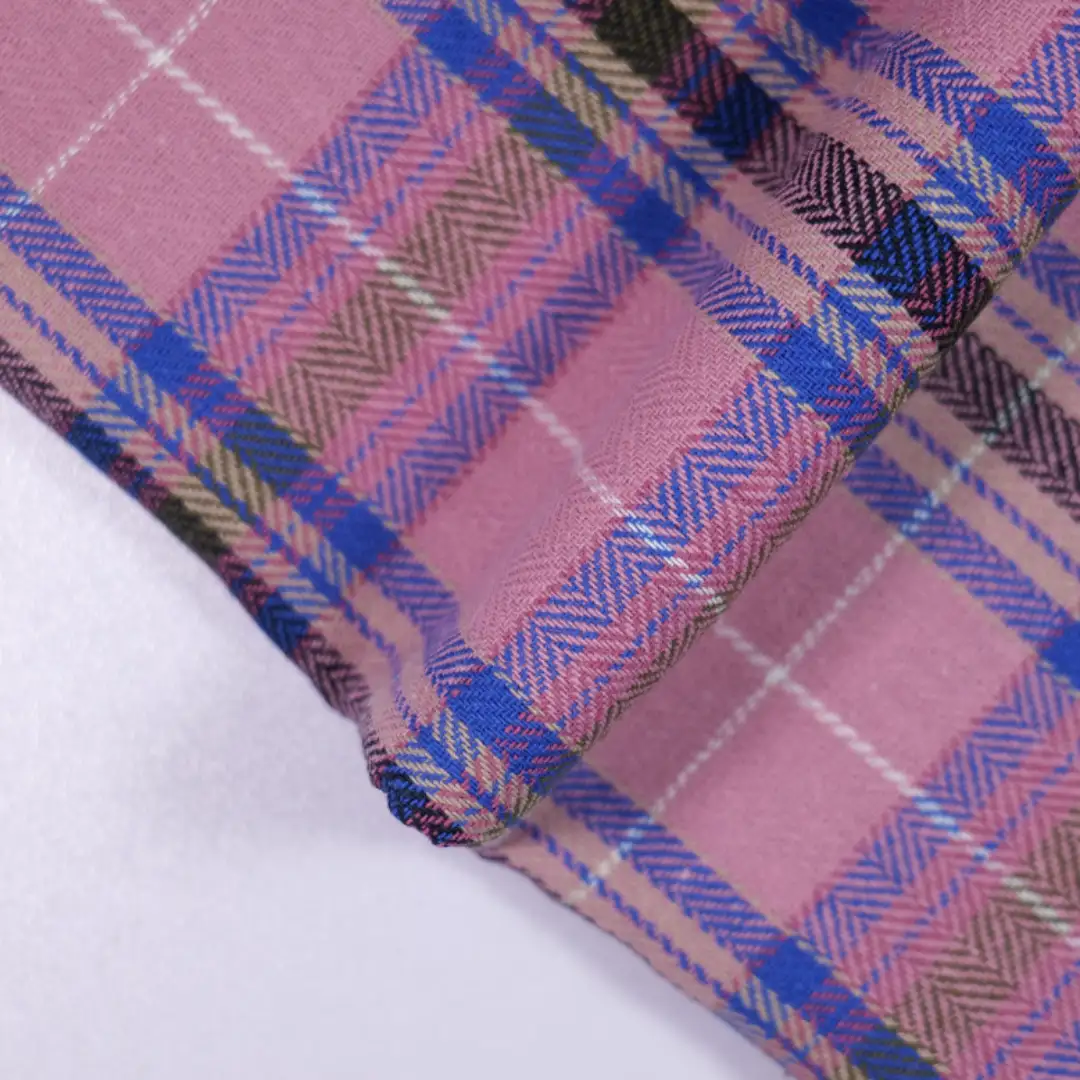 China Fabric for Shirt,V-Neck Short Sleeve Shirt V,Womens Slim Fit Shirt Yarn Dyed Check Natural Woven Fabric Cotton pink blue color buy from China wholesaler bulk order at wholesale price free worldwide shipping Alibaba