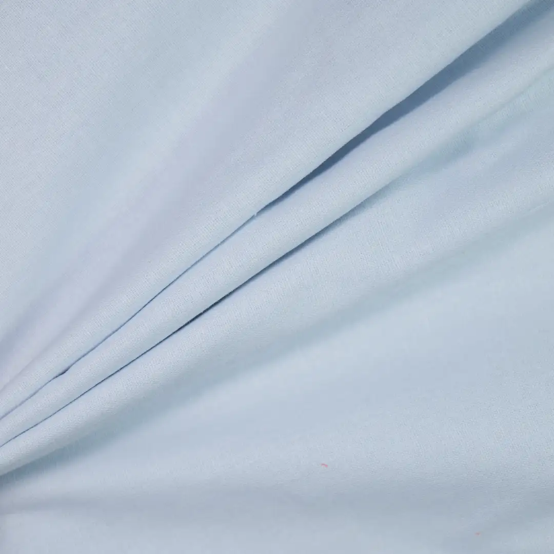 China Fabric for Shirt,Pants,Skirt Linen/Cotton Plain Natural Woven Fabric Cotton Flax blue color buy from China wholesaler bulk order at wholesale price free worldwide shipping Alibaba