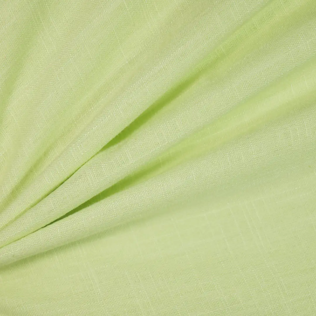 China Fabric for Shirt,Pants,T-Shirt,Tank Top,Crop Top,Shorts Linen/Rayon YD Plain Natural Woven Fabric Rayon Flax Green color buy from China wholesaler bulk order at wholesale price free worldwide shipping Alibaba