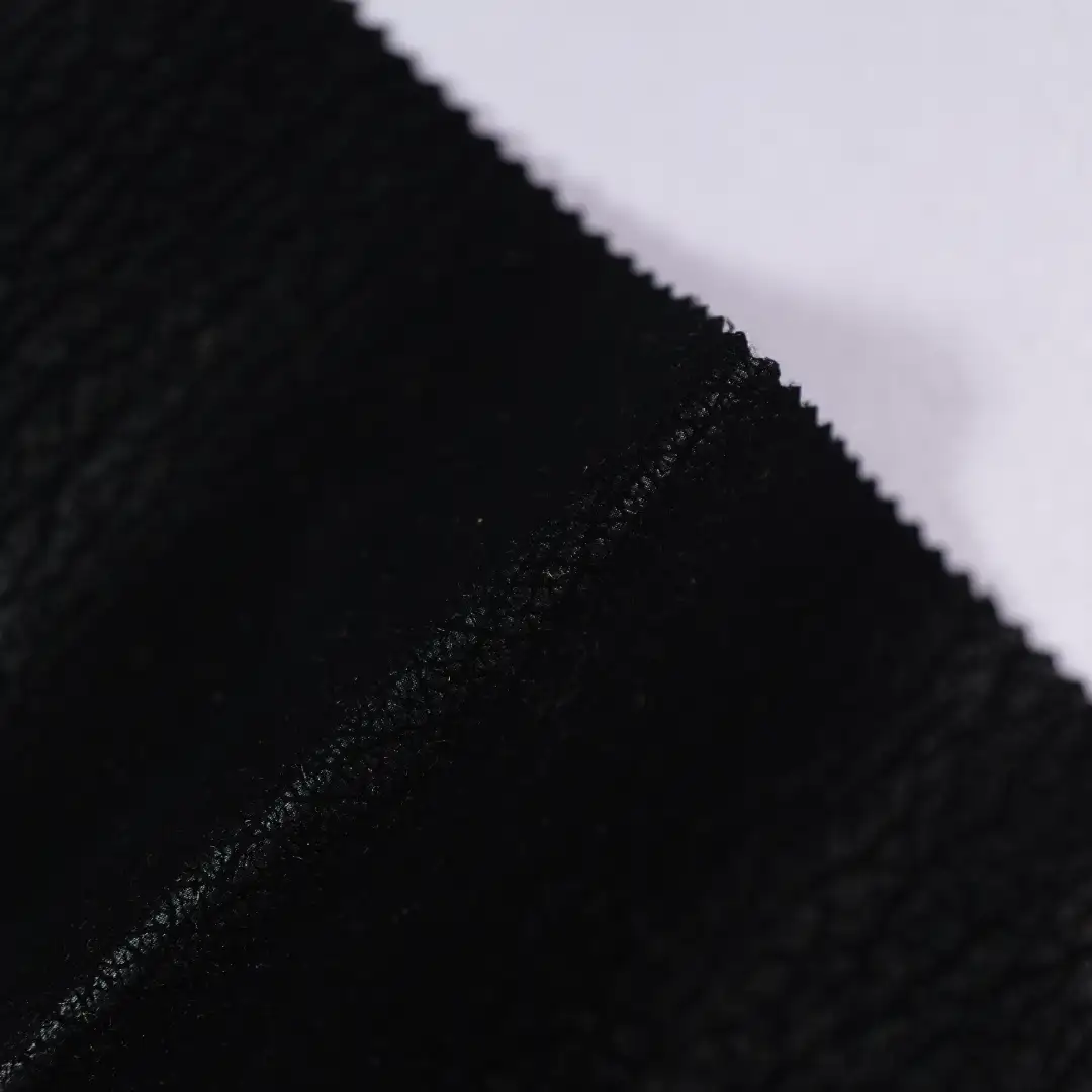 China Fabric for Jackets,Suit,Uniform Bonded fabric Bonded fabric Polyurethane (PU) BLACK color buy from China wholesaler bulk order at wholesale price free worldwide shipping Alibaba