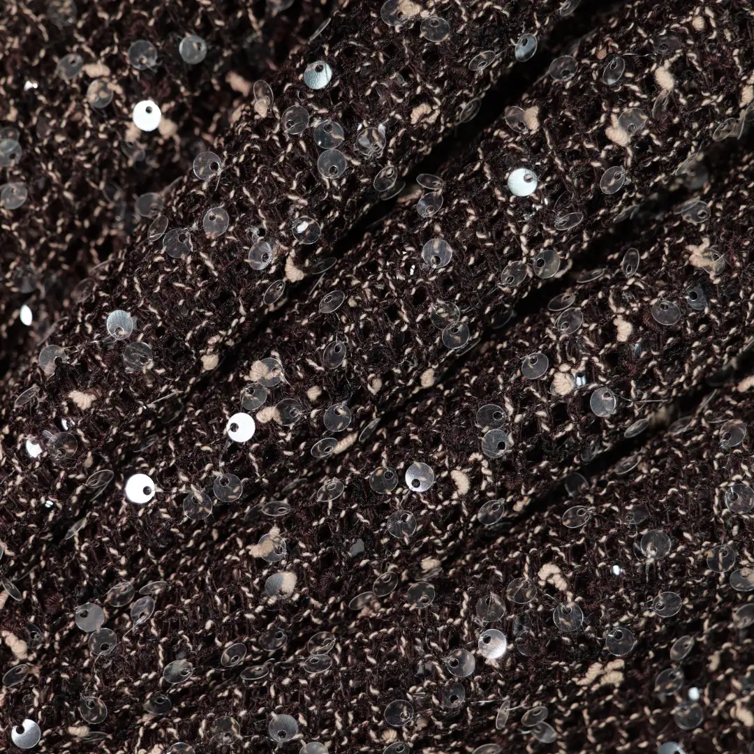 China Fabric for Skirt,Over Shirt Chanel-Style Fabric Woolen Polyester grey color buy from China wholesaler bulk order at wholesale price free worldwide shipping Alibaba