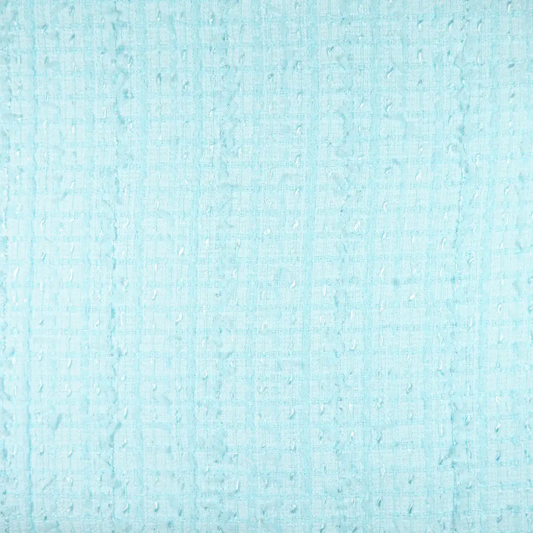 China Fabric for Over Shirt,Long Sleeve Base Layer Top,Womens Crew-Neck Layer Top Chanel-Style Fabric Woolen Polyester blue color buy from China wholesaler bulk order at wholesale price free worldwide shipping Alibaba