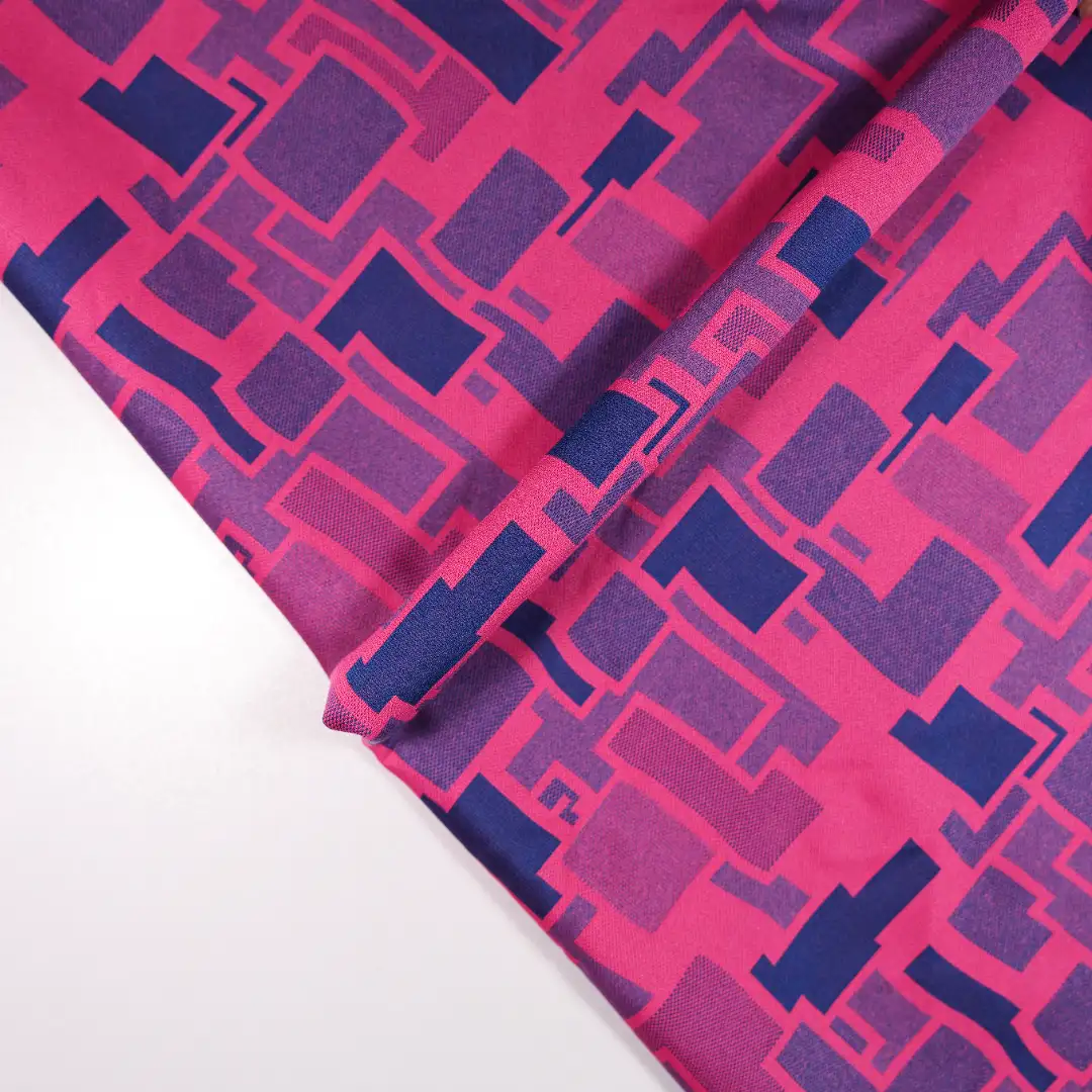 China Fabric for T-Shirt,Skirt,Shorts Single Jersey Knit Fabric Polyester PURPLE color buy from China wholesaler bulk order at wholesale price free worldwide shipping Alibaba