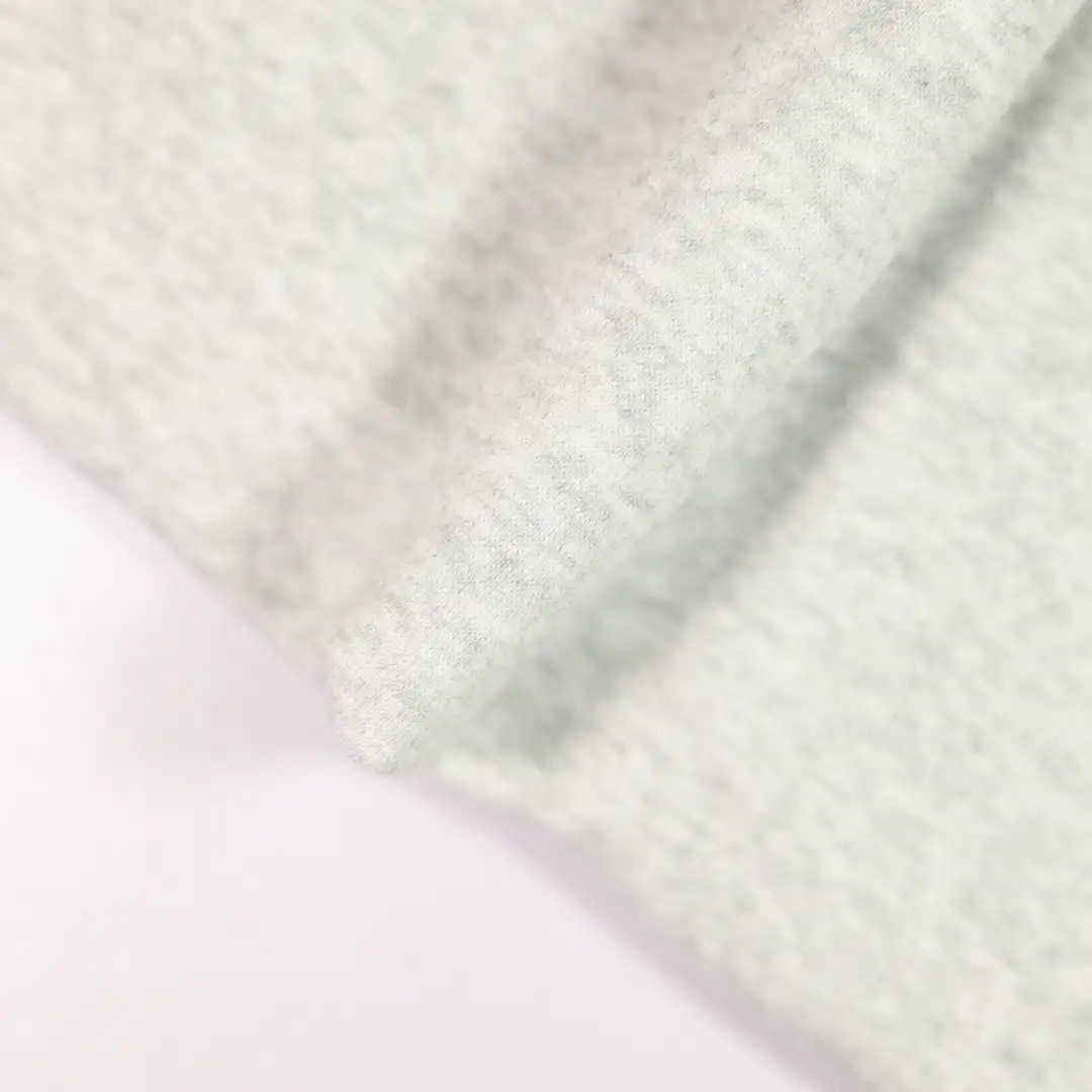 China Fabric for Hoodie,Flare Leggings,Kids Peter Pan Collar Sleeveless Sweatshirt Fleece Knit Fabric Cotton Polyester grey color buy from China wholesaler bulk order at wholesale price free worldwide shipping Alibaba