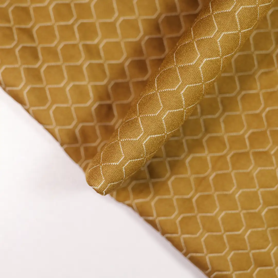 China Fabric for Blouse,Hoodie Jacquard Knit Fabric Polyester coffee color buy from China wholesaler bulk order at wholesale price free worldwide shipping Alibaba