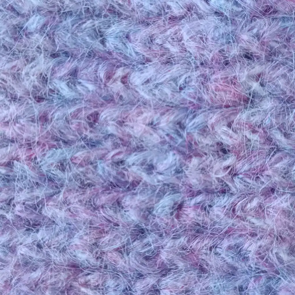 China Yarn for Open Cardigan (Sweater),Full-Zipper Cardigan (Sweater),Half-Zipper Cardigan (Sweater),Round Neck Pullover (Sweater),Crop Top Pullover (Sweater),Hoodie  (Sweater) Mossy Yarn Fancy Yarn Acrylic Recycled Polyester Nylon Wool Elastane purple+blue color buy from China wholesaler bulk order at wholesale price free worldwide shipping Alibaba