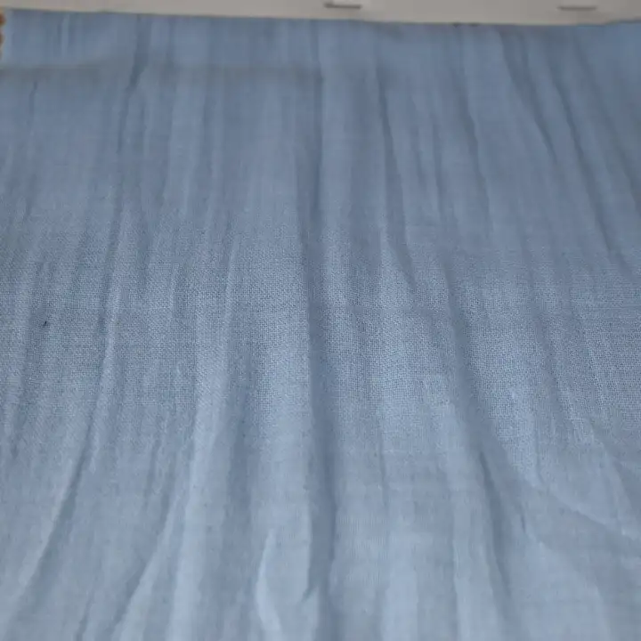 India Fabric for Shirt Cotton Plain Natural Woven Fabric cotton Blue color buy from India wholesaler bulk order at wholesale price free worldwide shipping Alibaba