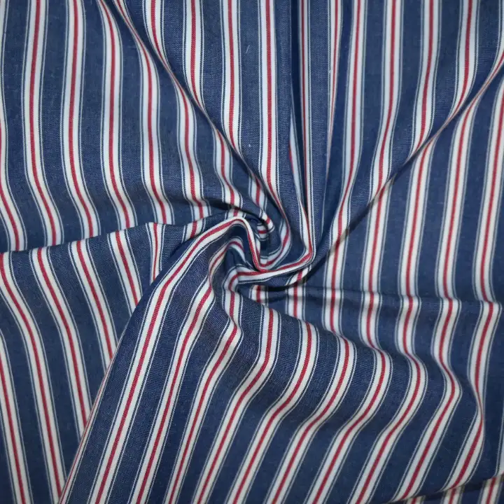 India Fabric for Shirt Cotton Plain Natural Woven Fabric cotton Stripe color buy from India wholesaler bulk order at wholesale price free worldwide shipping Alibaba