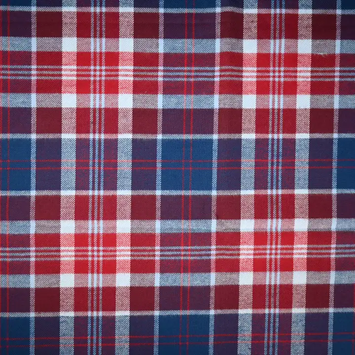 India Fabric for Shirt Cotton YD Flannel Natural Woven Fabric cotton Red blue check color buy from India wholesaler bulk order at wholesale price free worldwide shipping Alibaba