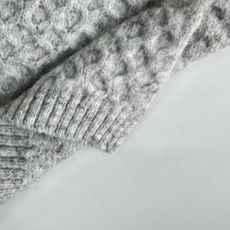 China Yarn for Half-Zipper Cardigan (Sweater),Knitted Jacket (Sweater),Hoodie  (Sweater) Air Spun Yarn Fancy Yarn Recycled Polyester Polyester Acrylic Nylon Wool Light gray with flowers color buy from China wholesaler bulk order at wholesale price free worldwide shipping Alibaba