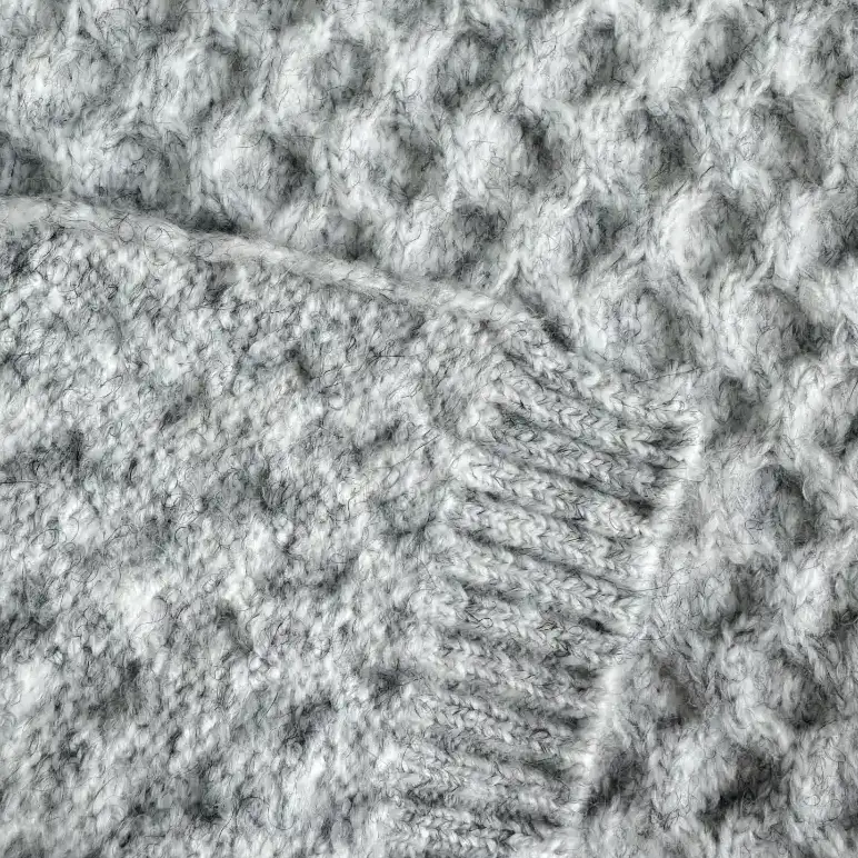 China Yarn for Half-Zipper Cardigan (Sweater),Knitted Jacket (Sweater),Hoodie  (Sweater) Air Spun Yarn Fancy Yarn Recycled Polyester Polyester Acrylic Nylon Wool Light gray with flowers color buy from China wholesaler bulk order at wholesale price free worldwide shipping Alibaba