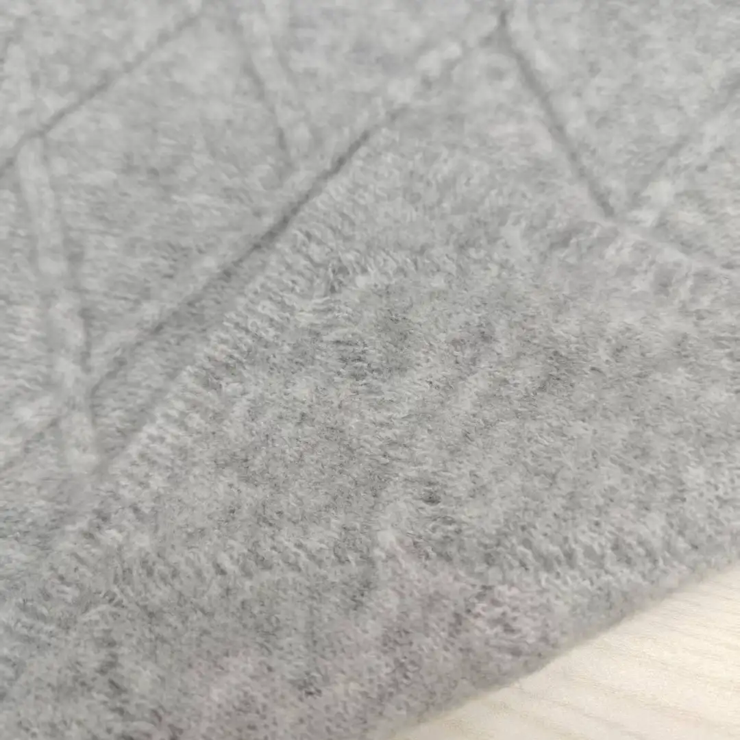 China Yarn for Open Cardigan (Sweater),Full-Zipper Cardigan (Sweater),Half-Zipper Cardigan (Sweater),Shirt Long Sleeve Button (Sweater) Mossy Yarn Fancy Yarn Polyester Viscose Wool Spandex Gray color buy from China wholesaler bulk order at wholesale price free worldwide shipping Alibaba