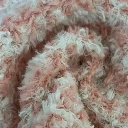 China Yarn for Roll Neck Jumper (Sweater),U-Neck Cardigan (Sweater) Feather Yarn Fancy Yarn Recycled Polyester Nylon Pink color buy from China wholesaler bulk order at wholesale price free worldwide shipping Alibaba