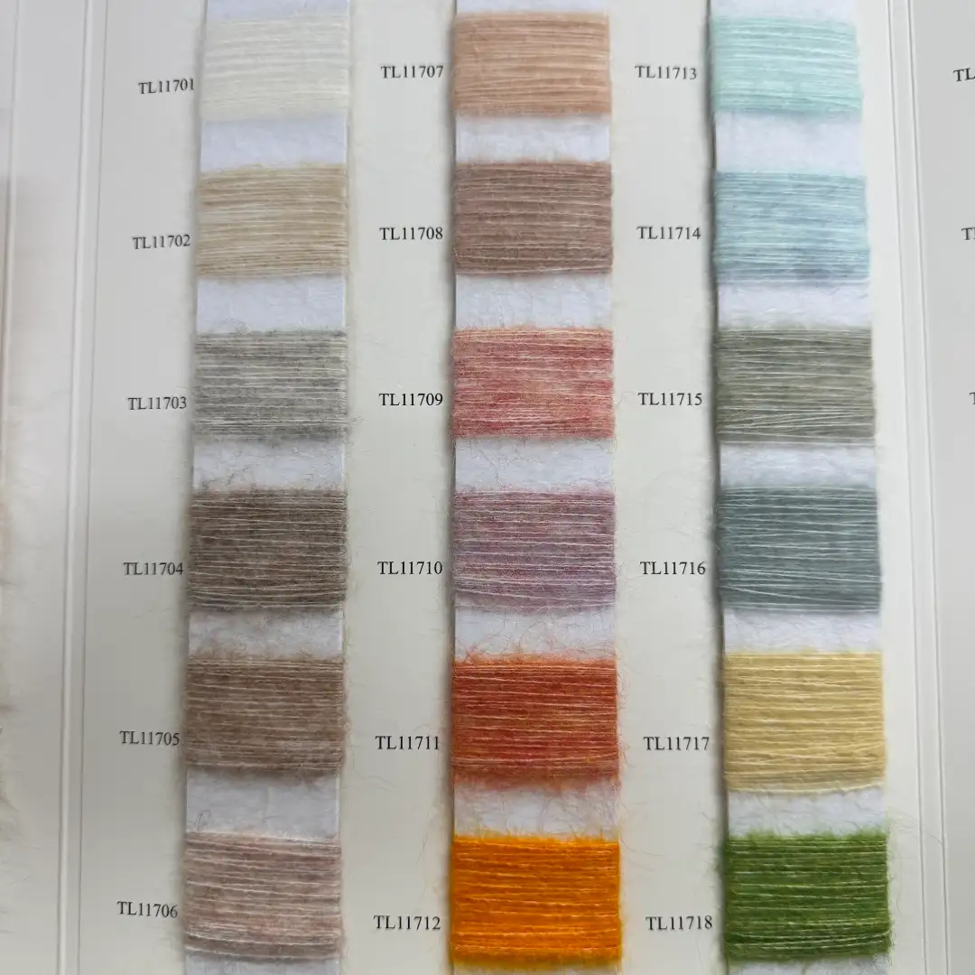 China Yarn for Ladies Vest (Sweater),Men’s Vest (Sweater),Open Cardigan (Sweater),Crew Neck Pullover (Sweater),Crop Top Pullover (Sweater) Mossy Yarn Fancy Yarn Nylon Wool Mohair Spandex Colorful color buy from China wholesaler bulk order at wholesale price free worldwide shipping Alibaba