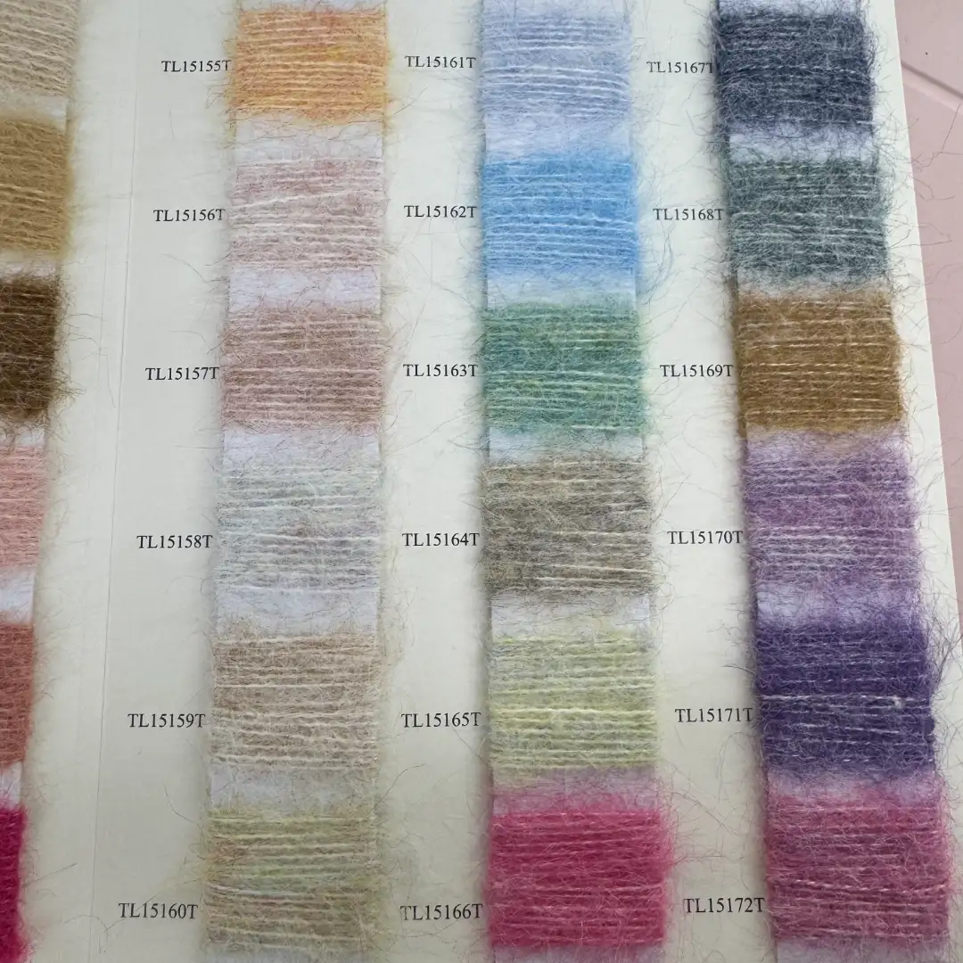 China Yarn for Ladies Vest (Sweater),Men’s Vest (Sweater),Open Cardigan (Sweater),Crew Neck Pullover (Sweater),Crop Top Pullover (Sweater) Mossy Yarn Fancy Yarn Recycled Polyester Nylon Polyester Wool Spandex Colorful color buy from China wholesaler bulk order at wholesale price free worldwide shipping Alibaba