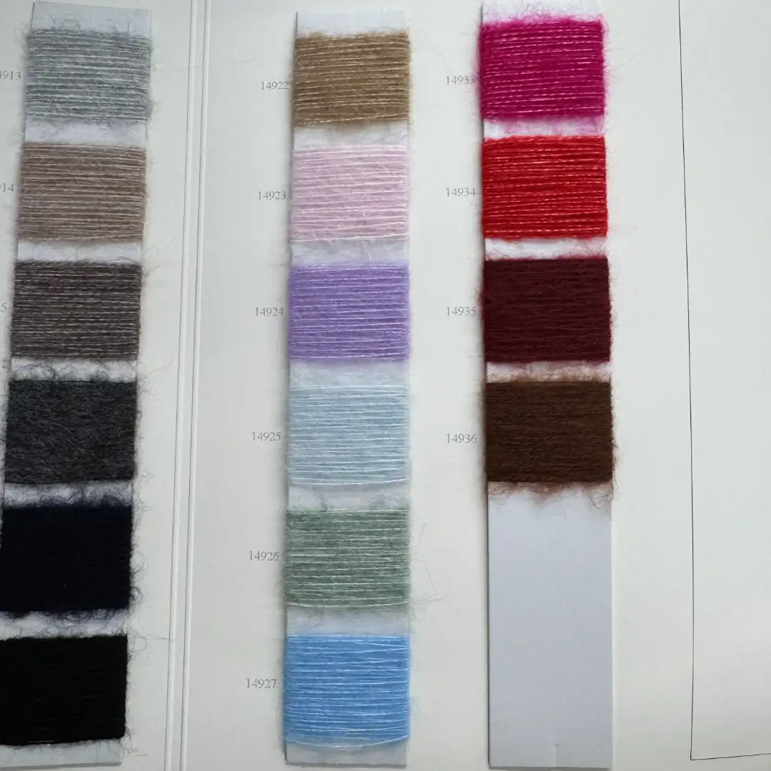 China Yarn for Ladies Vest (Sweater),Men’s Vest (Sweater),Open Cardigan (Sweater),Full-Zipper Cardigan (Sweater),Crew Neck Pullover (Sweater),Crop Top Pullover (Sweater) Mossy Yarn Fancy Yarn Polyester Recycled Polyester Acrylic Wool Spandex Colorful color buy from China wholesaler bulk order at wholesale price free worldwide shipping Alibaba