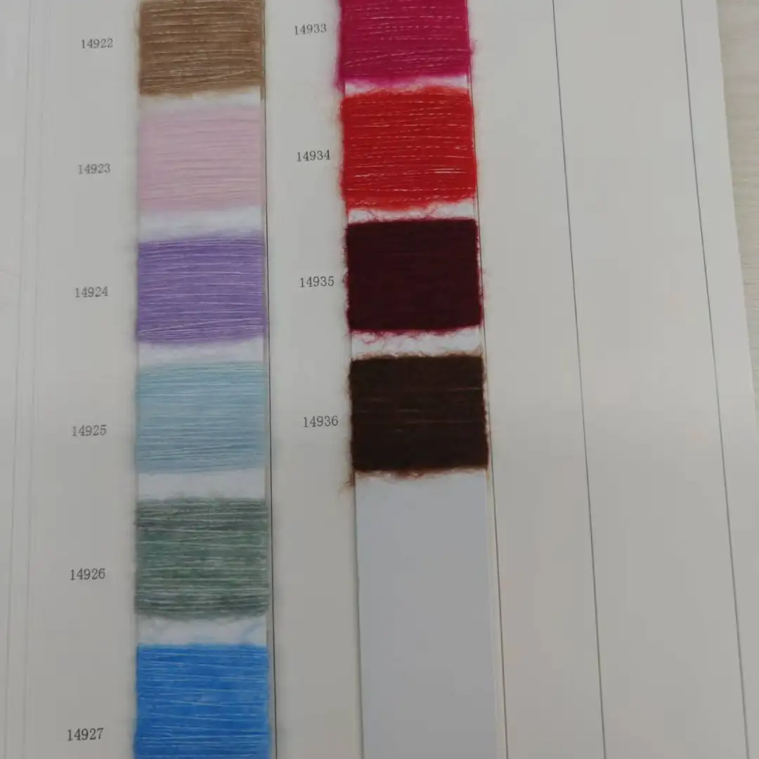 China Yarn for Full-Zipper Cardigan (Sweater),Half-Zipper Cardigan (Sweater),Shirt Long Sleeve Button (Sweater) Mossy Yarn Fancy Yarn Polyester Acrylic Wool Spandex Purple color buy from China wholesaler bulk order at wholesale price free worldwide shipping Alibaba