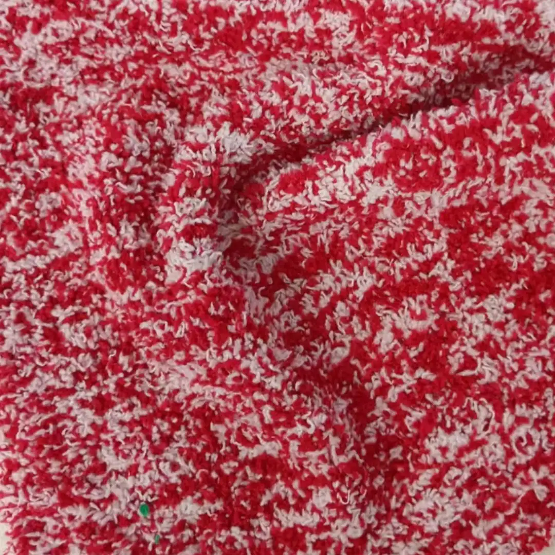 China Yarn for Ladies Vest (Sweater),Men’s Vest (Sweater),Open Cardigan (Sweater),Full-Zipper Cardigan (Sweater),Half-Zipper Cardigan (Sweater),Shirt Long Sleeve Button (Sweater) Teddy Yarn Fancy Yarn Polyester red, white color buy from China wholesaler bulk order at wholesale price free worldwide shipping Alibaba