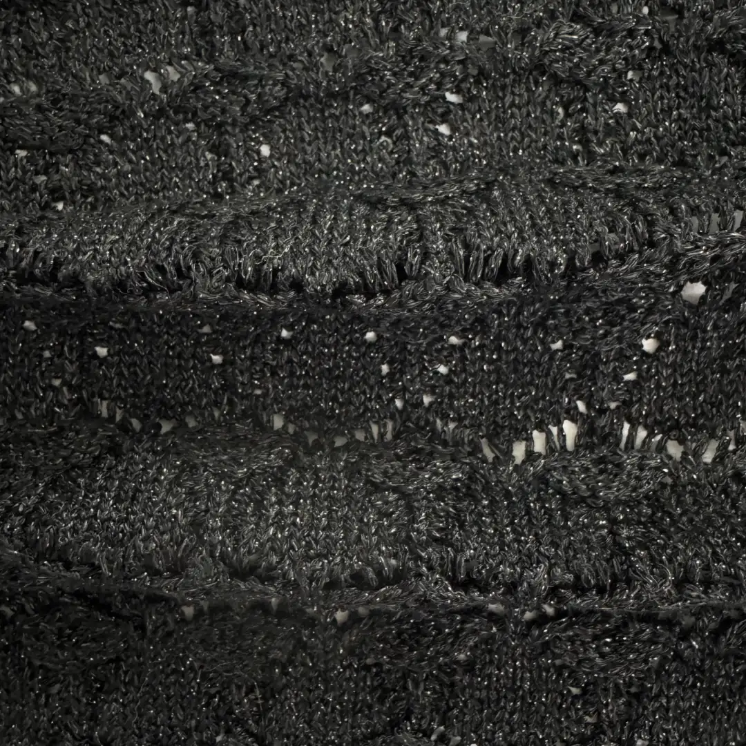 China Yarn for Ladies Vest (Sweater),Men’s Vest (Sweater),Open Cardigan (Sweater),Half-Zipper Cardigan (Sweater),Crew Neck Pullover (Sweater),Crop Top Pullover (Sweater) Tubular Tape Yarn Fancy Yarn Viscose Polyester Black color buy from China wholesaler bulk order at wholesale price free worldwide shipping Alibaba