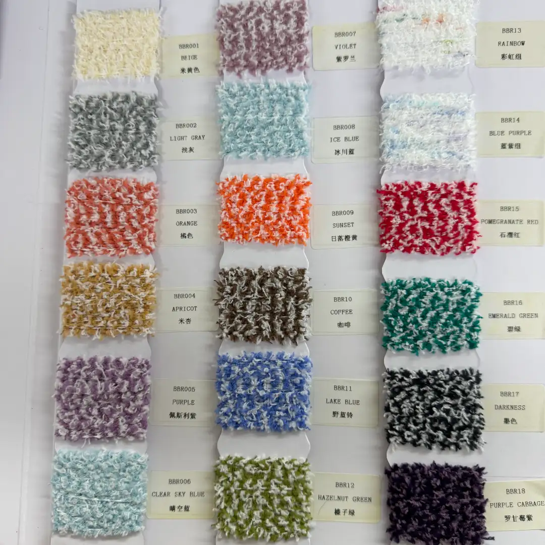 China Yarn for Ladies Vest (Sweater),Men’s Vest (Sweater),Open Cardigan (Sweater),Half-Zipper Cardigan (Sweater),Crew Neck Pullover (Sweater),Crop Top Pullover (Sweater) Teddy Yarn Fancy Yarn Recycled Polyester Blue color buy from China wholesaler bulk order at wholesale price free worldwide shipping Alibaba