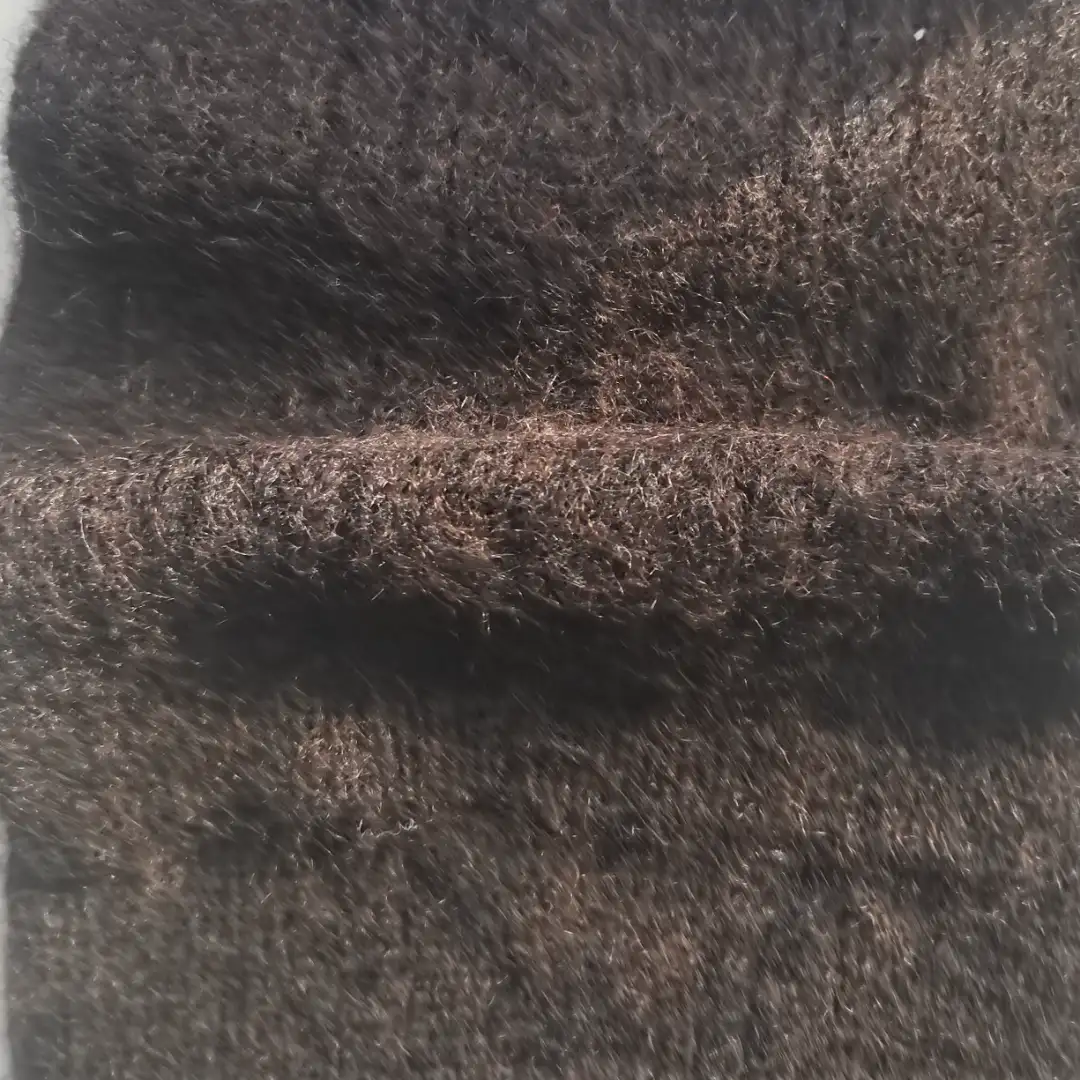 China Yarn for Open Cardigan (Sweater),Knitted Jacket (Sweater),Round Neck Pullover (Sweater),Roll Neck Jumper (Sweater),U-Neck Cardigan (Sweater) Air Spun Yarn Fancy Yarn Recycled Polyester Polyester Polyamide Wool Dark Bown color buy from China wholesaler bulk order at wholesale price free worldwide shipping Alibaba