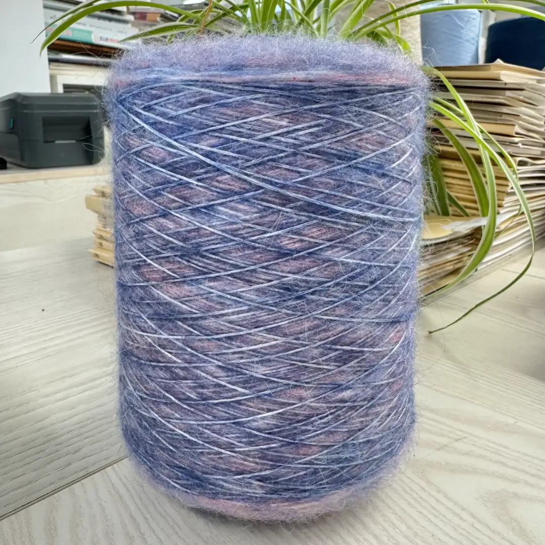 China Yarn for Ladies Vest (Sweater),Men’s Vest (Sweater),Open Cardigan (Sweater),Half-Zipper Cardigan (Sweater),Crew Neck Pullover (Sweater),Crop Top Pullover (Sweater) Air Spun Yarn Fancy Yarn Polyester Acrylic Nylon Wool blue color buy from China wholesaler bulk order at wholesale price free worldwide shipping Alibaba