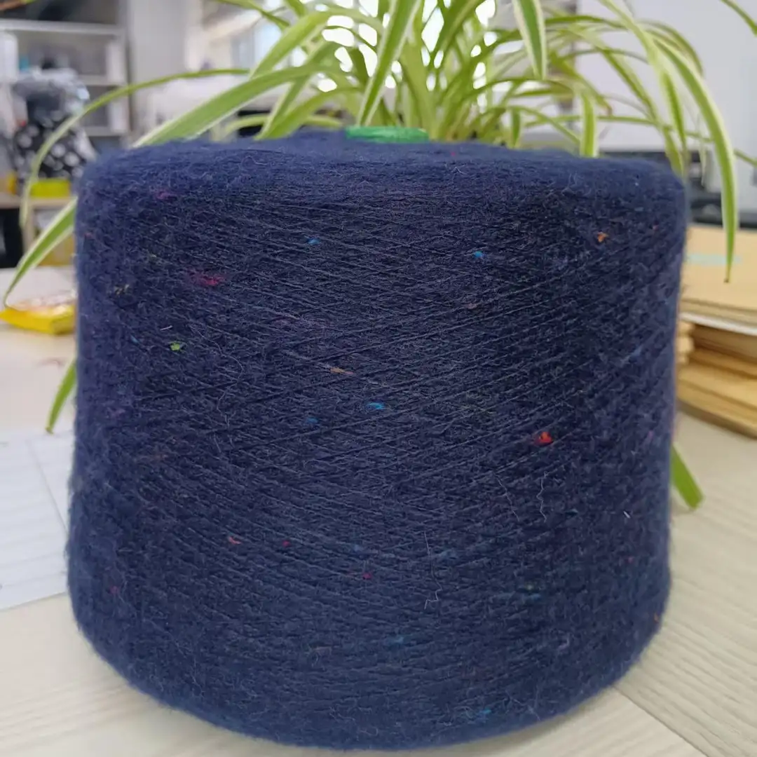 China Yarn for Ladies Vest (Sweater),Men’s Vest (Sweater),Open Cardigan (Sweater),Full-Zipper Cardigan (Sweater),Half-Zipper Cardigan (Sweater),Shirt Long Sleeve Button (Sweater) Mossy Yarn Fancy Yarn Recycled Polyester Polyester Acrylic blue color buy from China wholesaler bulk order at wholesale price free worldwide shipping Alibaba