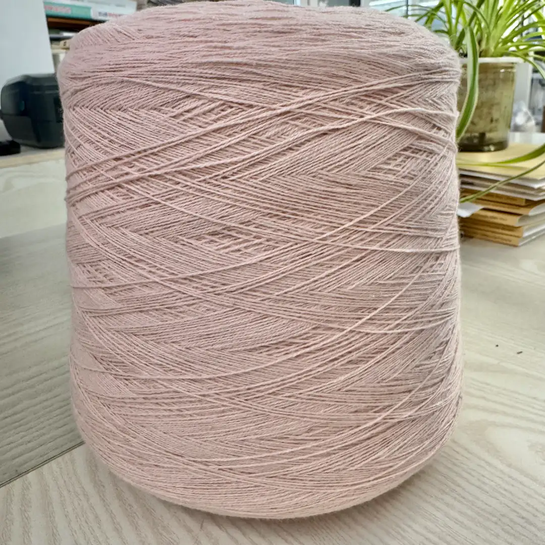 China Yarn for Ladies Vest (Sweater),Men’s Vest (Sweater),Open Cardigan (Sweater),Half-Zipper Cardigan (Sweater),Crew Neck Pullover (Sweater),Crop Top Pullover (Sweater) Ring Spun Regular Yarn Cotton Acrylic Pink color buy from China wholesaler bulk order at wholesale price free worldwide shipping Alibaba