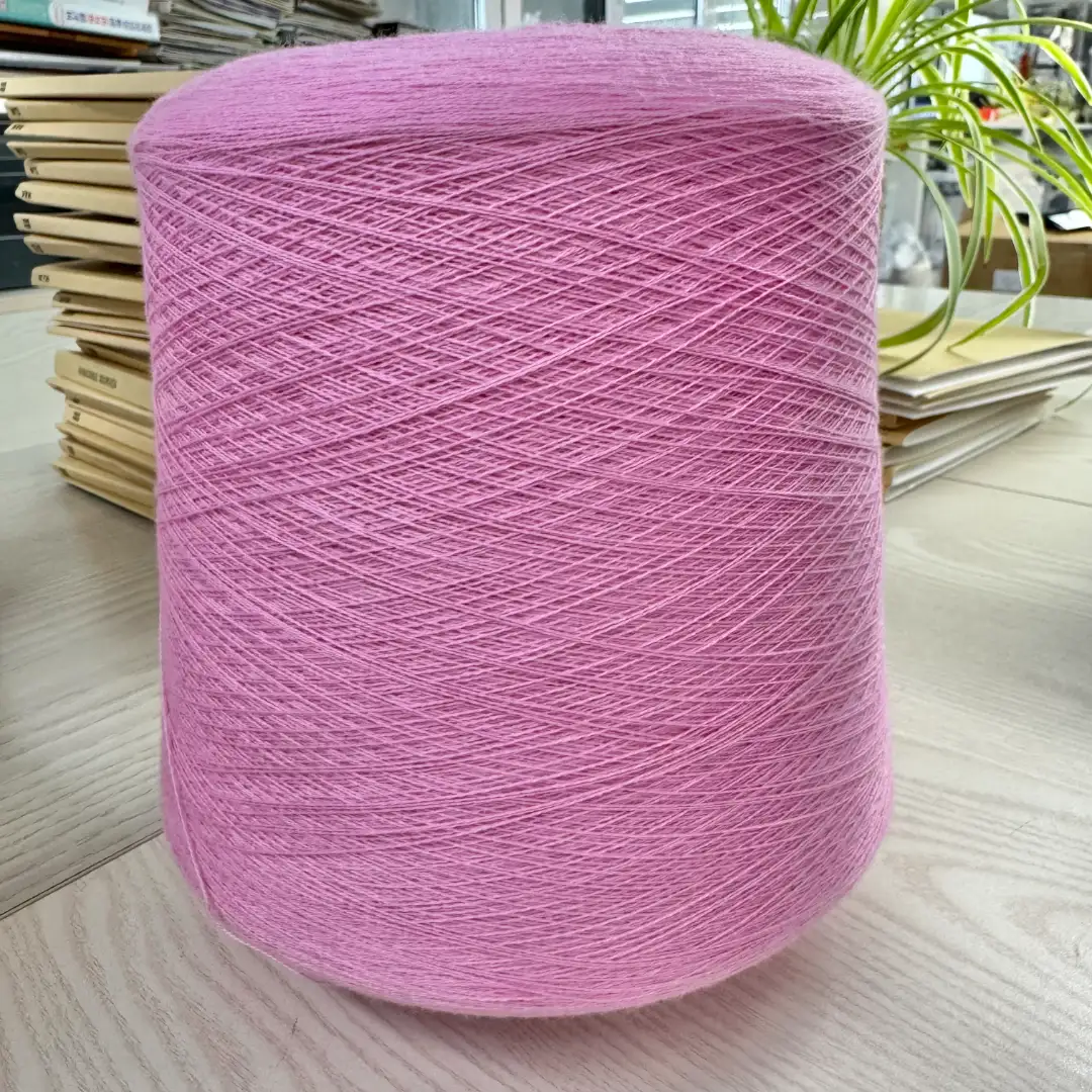 China Yarn for Ladies Vest (Sweater),Men’s Vest (Sweater),Open Cardigan (Sweater),Half-Zipper Cardigan (Sweater),Crew Neck Pullover (Sweater),Crop Top Pullover (Sweater),Dresses (Cardigan Open) (Sweater) Semi-Worsted Spun Regular Yarn Modal Recycled Polyester Nylon Pink color buy from China wholesaler bulk order at wholesale price free worldwide shipping Alibaba