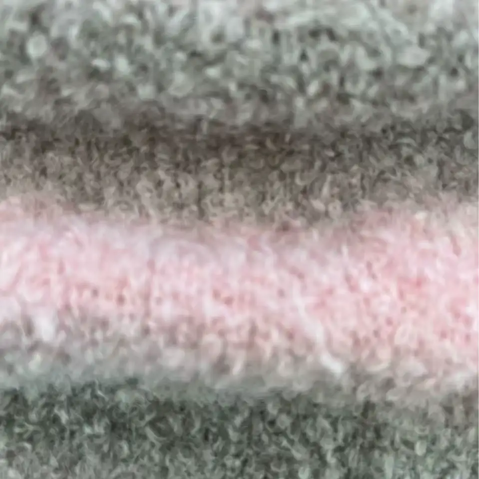 China Yarn for Open Cardigan (Sweater),Hoodie  (Sweater),Dresses (Pullover) (Sweater),Tie-Front Top (Sweater),Scallop Trims Cardigan (Sweater) Boucle Yarn Fancy Yarn Recycled Polyester Acrylic Polyester Wool Elastane PINK+gray color buy from China wholesaler bulk order at wholesale price free worldwide shipping Alibaba