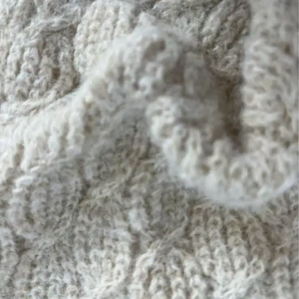 China Yarn for Skirt (Sweater),Roll Neck Jumper (Sweater),Tie-Front Cardigan (Sweater),Kids Rounded Cardigan (Sweater) Mossy Yarn Fancy Yarn Recycled Polyester Polyester Wool beige color buy from China wholesaler bulk order at wholesale price free worldwide shipping Alibaba